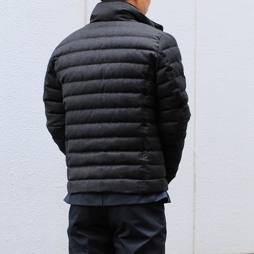 ダウン 重ね着 ダサい ジャケット コディネート