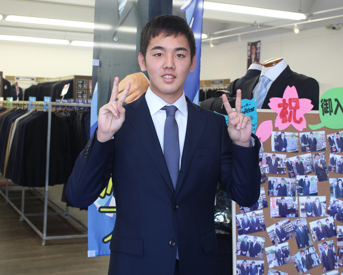 【極美品】スーツカンパニー シャドーストライプスーツ ネイビー 極美品】スーツカンパニー シャドーストライプスーツ ネイビー