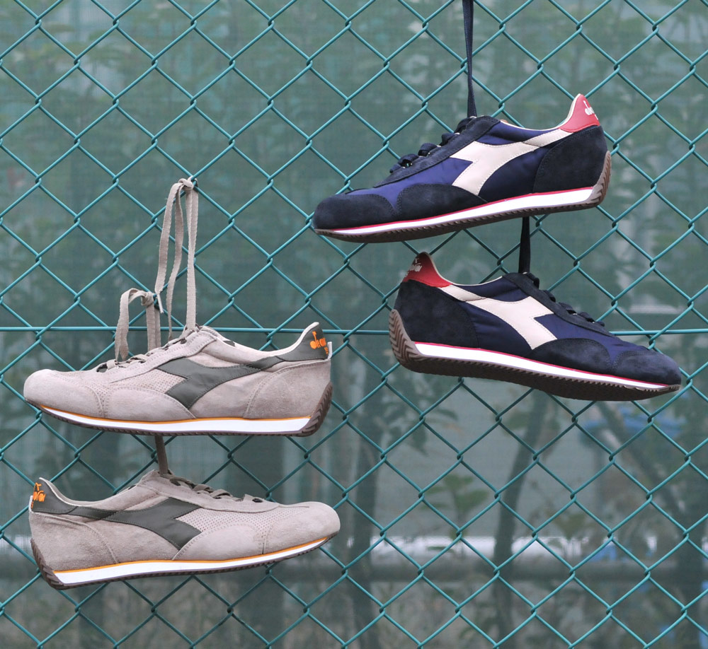 安い在庫あ】 ヤフオク! diadora HERITAGE グリッター切替 スニ...