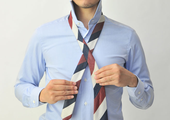 スーツ講座 ネクタイの結び方 Octet Blog オクテット ブログ By林商店