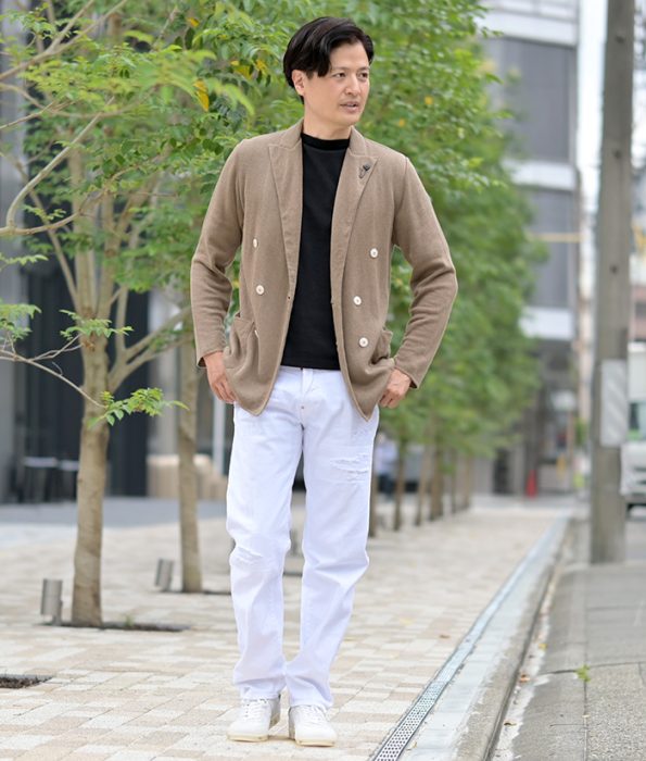 ディースクエアードのデニムを使用したコーディネートをご紹介