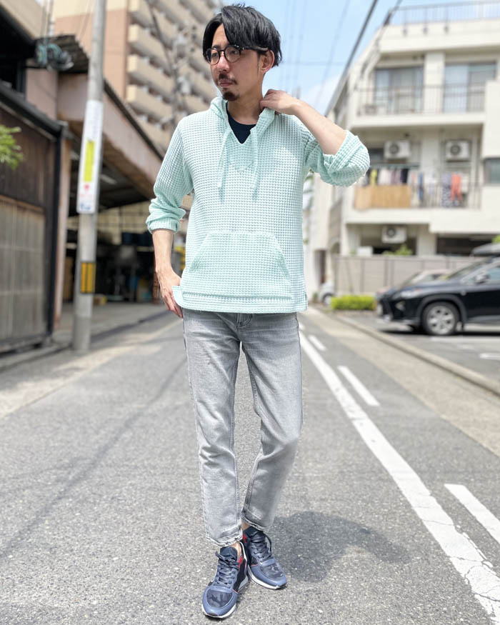 シーグリーンサックスメキシカンパーカー