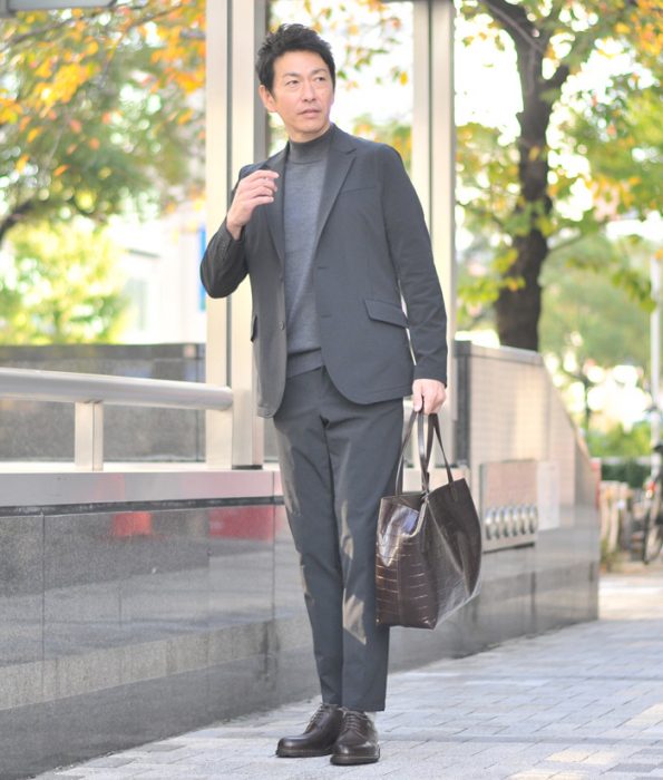 メンズニットコーデ