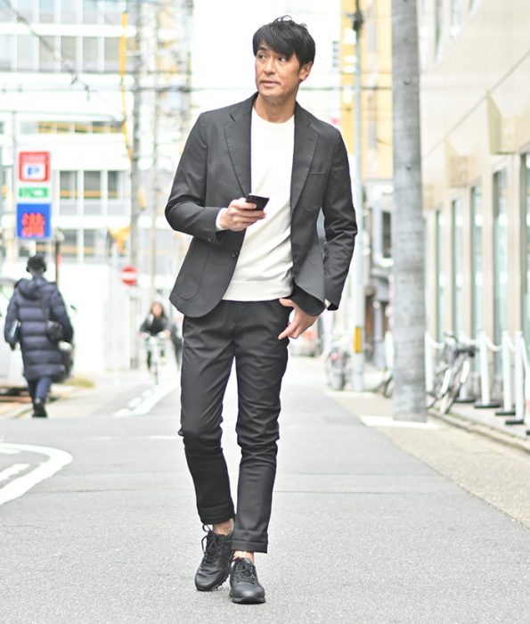 クルーネックコーデ