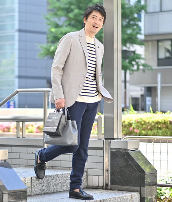 シャツジャケットコーデ