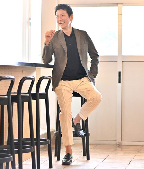 シャツジャケットコーデ