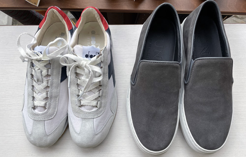 スリッポンとスニーカーの違い