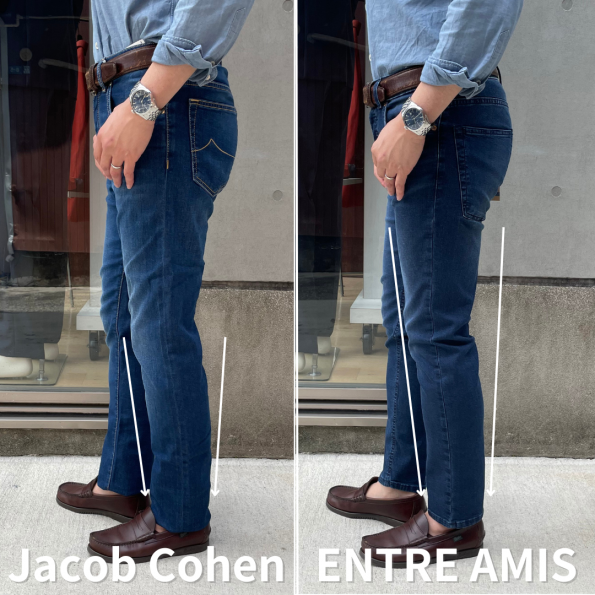 テーパードデニム