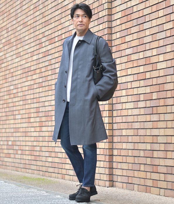 インディゴ 濃い色デニムコーデ