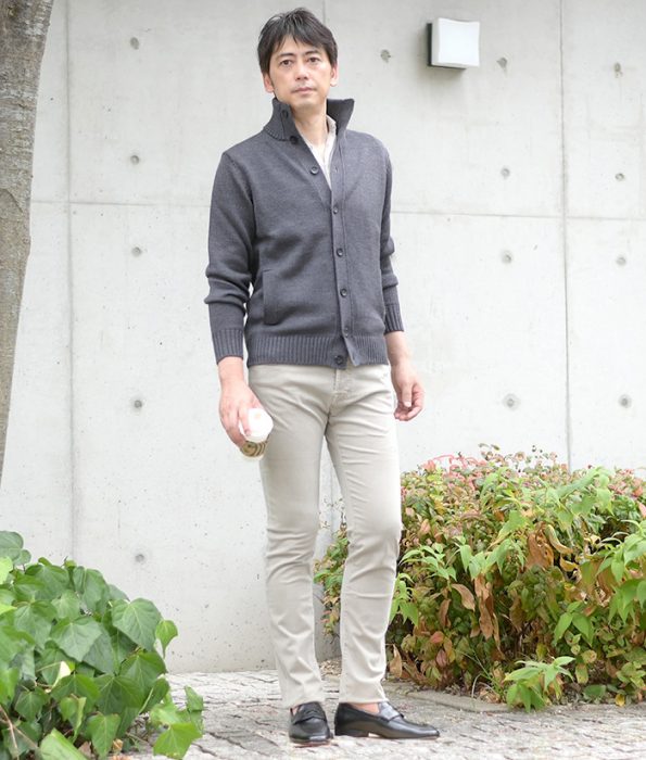 ローファーコーデ メンズ