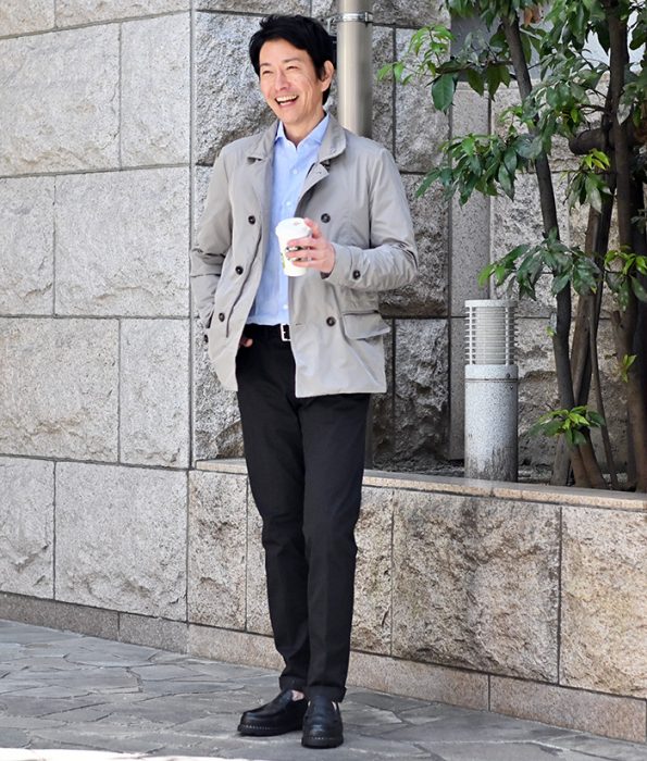 ローファーコーデ メンズ