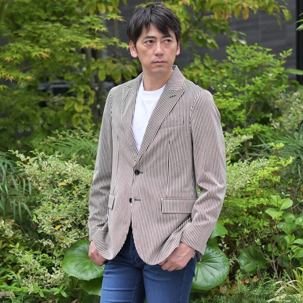 ジャケット×ジーンズ