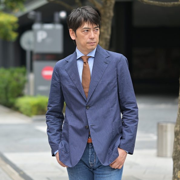 ジャケット×ジーンズ