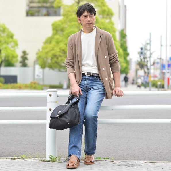 ジャケット×ジーンズ