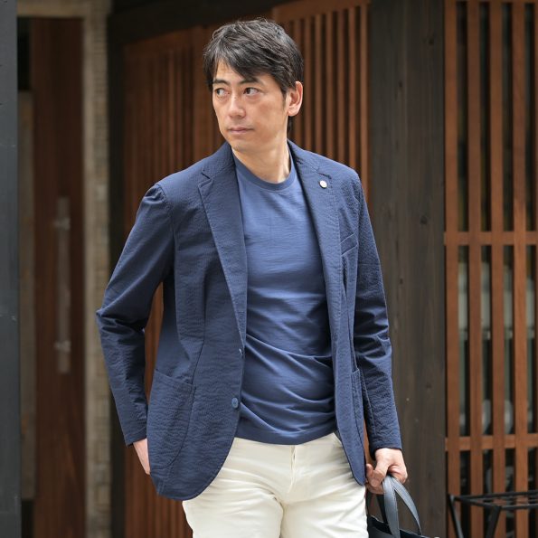 ジャケット×ジーンズ