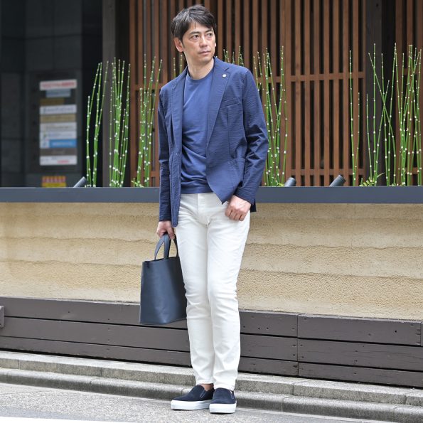 ジャケット×ジーンズ