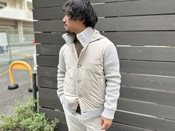 ヘルノ　ハイブリットパーカー