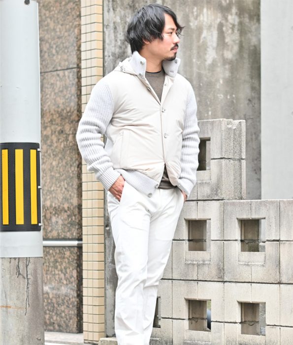 ヘルノ　ハイブリットパーカー