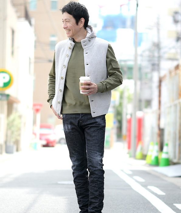 ヘルノ　ニットベスト