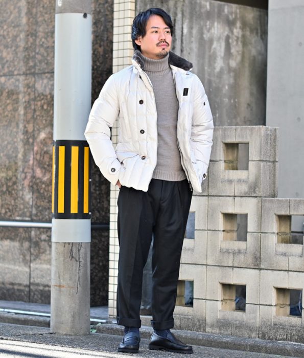 足太い　メンズコーデ