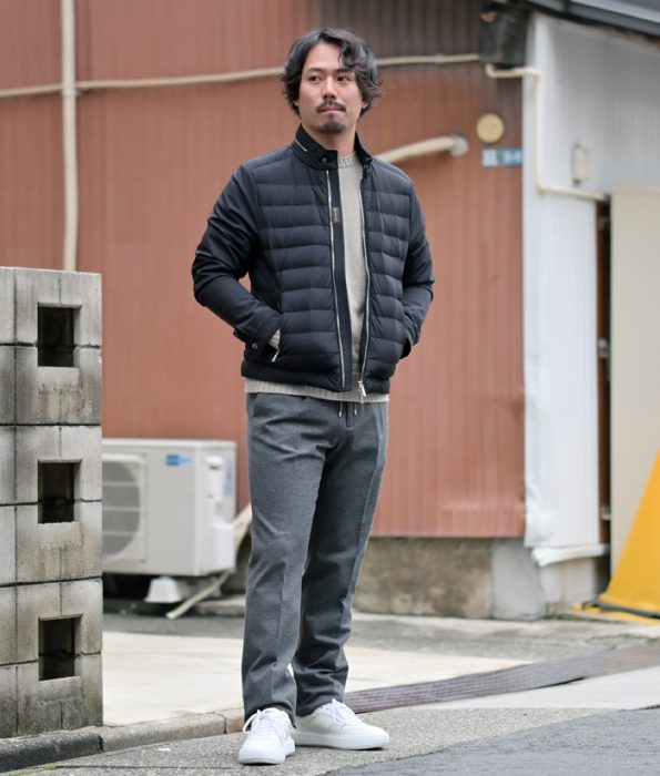 足太い　メンズコーデ