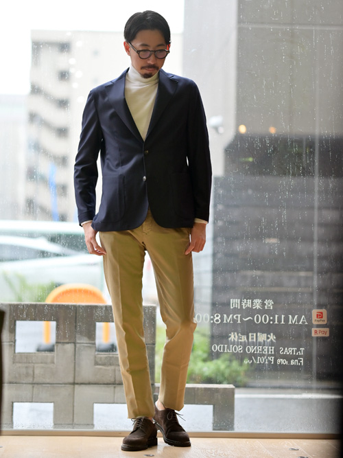 バルバ シャツジャケットコーデ