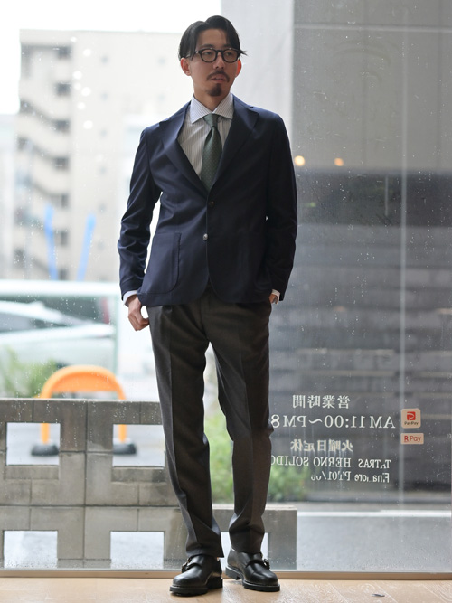 バルバ シャツジャケットコーデ