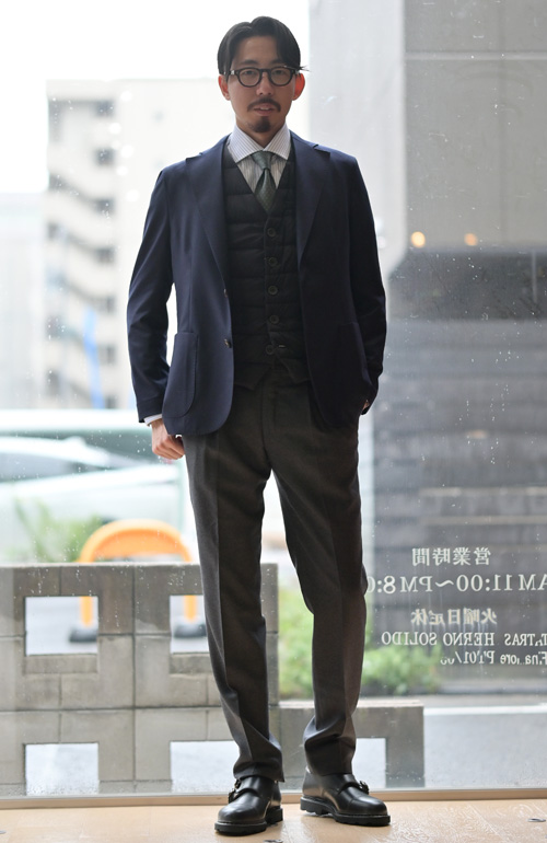 バルバ シャツジャケットコーデ