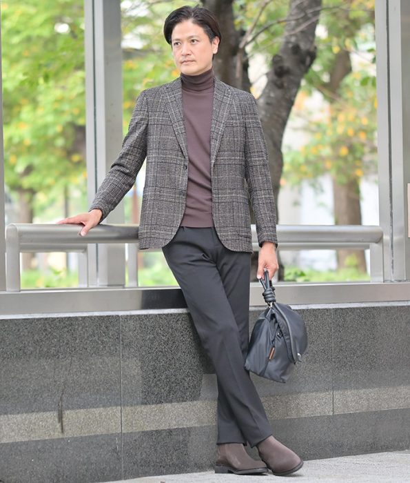 ジャケットに合うカバン コーデ