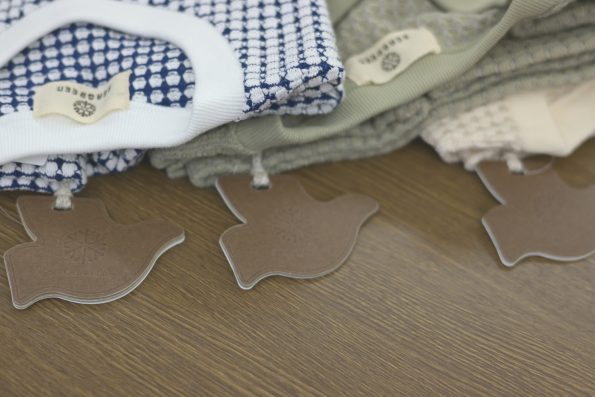 SEAGREEN/シーグリーン/半袖Tシャツ/ニットソー/ビッグワッフル/ロイヤル ホワイト×ブルー