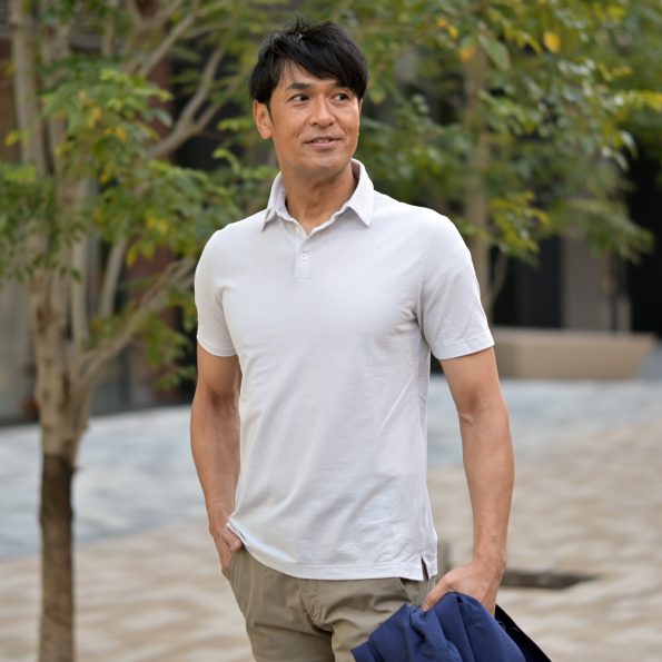 ザノーネ アイスコットン ポロシャツ