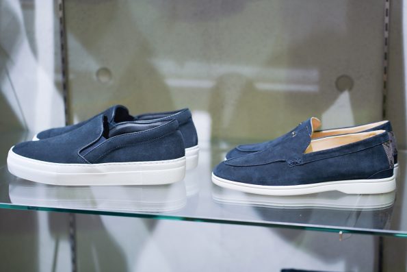 PELLICO SUNNY/ペリーコサニー/スリッポン/GIOIA/スエード/レザーシューズ/ディープブルー/ 牛革 /SCAMO /厚底/イタリア