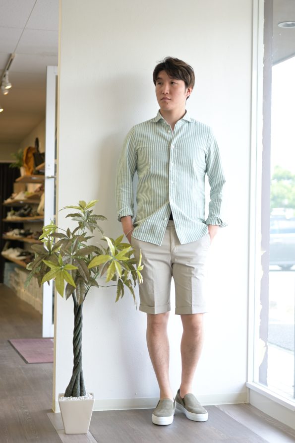 PELLICO SUNNY/ペリーコサニー/スリッポン/GIOIA/スエード/レザーシューズ/ストーン オリーブグレー/ 牛革 /SCAMO /厚底/イタリア