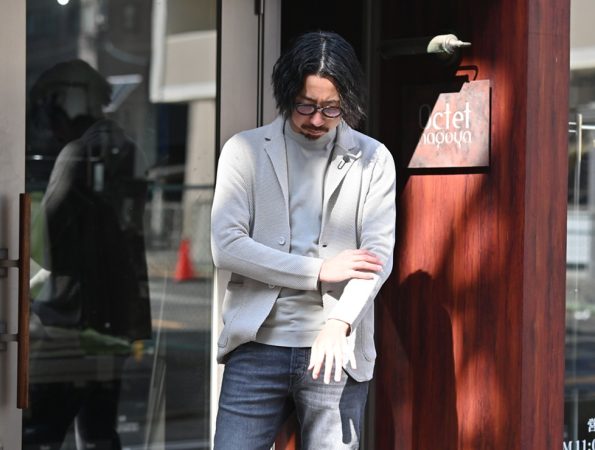 ラルディー二 ニットジャケット