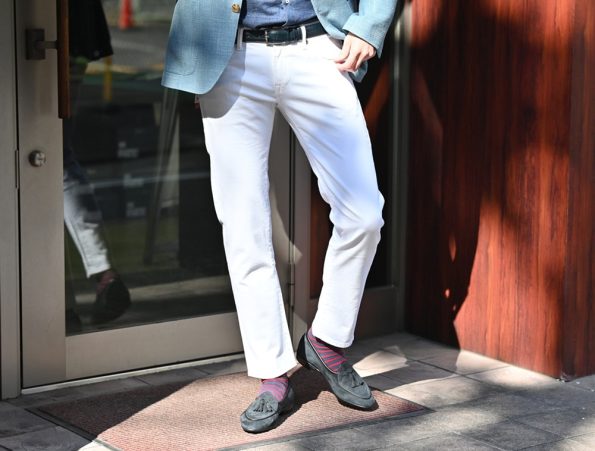 インコテックス 白デニム