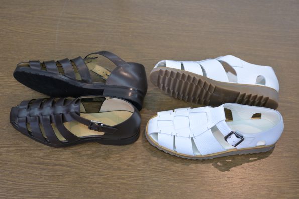 PARABOOT/パラブーツ/FERRET/フェレット/ブラック/レザーサンダル/オイルドレザー/グラディエーター/編み込みレザー /グルカサンダル