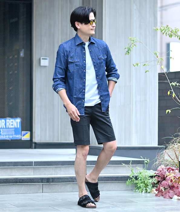 BRIGLIA ブリリア ブラック ショートパンツ コーデ