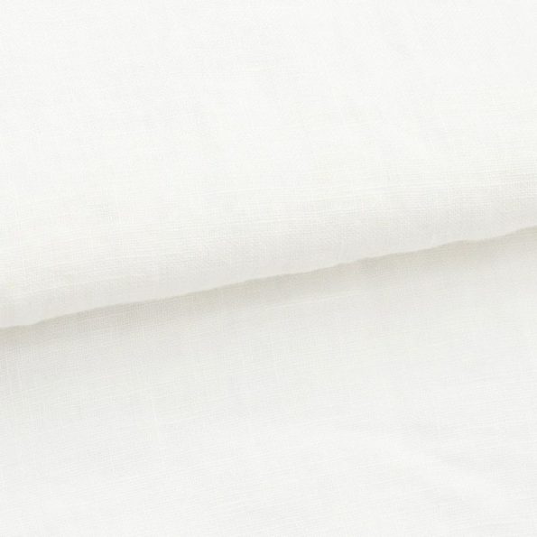 リプレイのホワイトリネンシャツの涼しげな麻の素材感