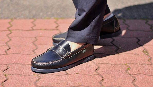 パラブーツのローファー