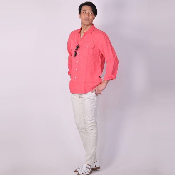 リプレイ リネンシャツ