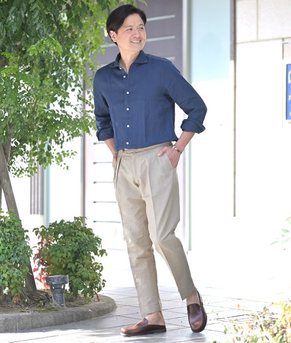 ベルウィッチ　BERWICH　リネンパンツ　コットンパンツ　SCOTCH　スコッチ 