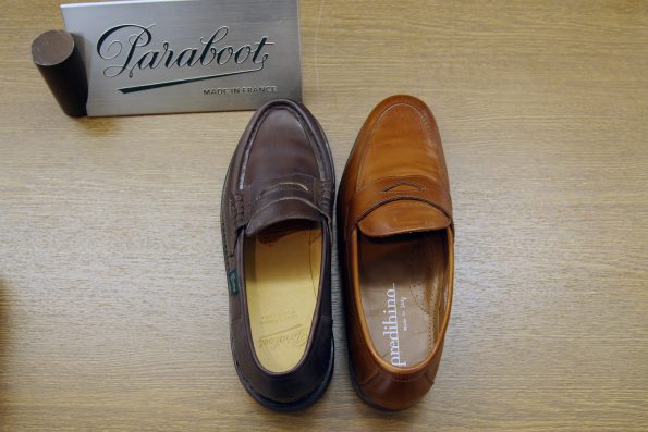 PARABOOT/パラブーツ/REIMS/ランス/モデル /マロンブラウン MARRON//LISオイルドレザー製/コインローファー/スリッポン /メンズシューズ/フランス