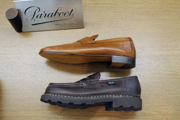 PARABOOT/パラブーツ/REIMS/ランス/モデル /マロンブラウン MARRON//LISオイルドレザー製/コインローファー/スリッポン /メンズシューズ/フランス