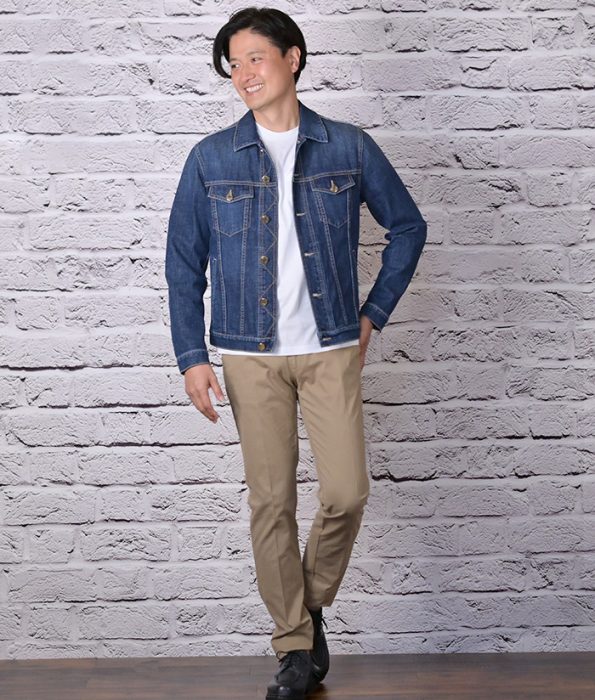 40代50代 パラブーツ シャンボードのメンズコーデ