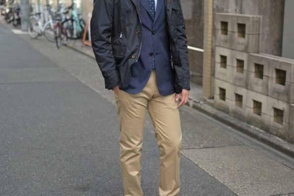 大人の男性が着こなすM-65型ブルゾン