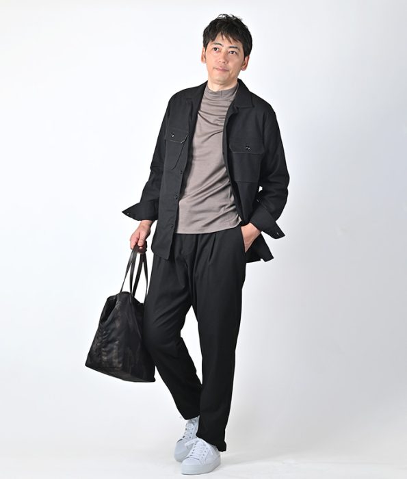 リプレイシャツジャケットとパンツのセットアップ