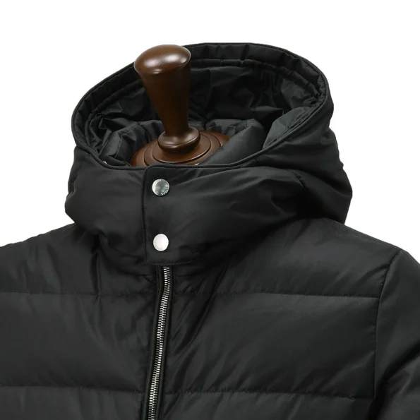 ネックまで暖かい取り外し可能フード