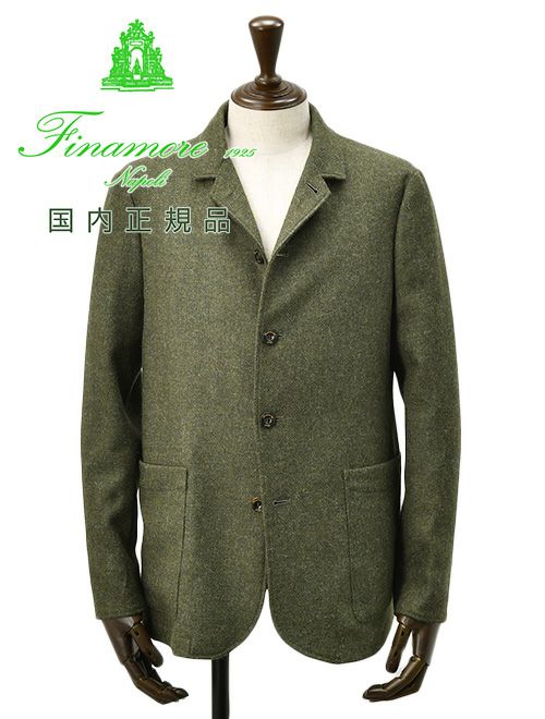 フィナモレ　ウール　シャツジャケット