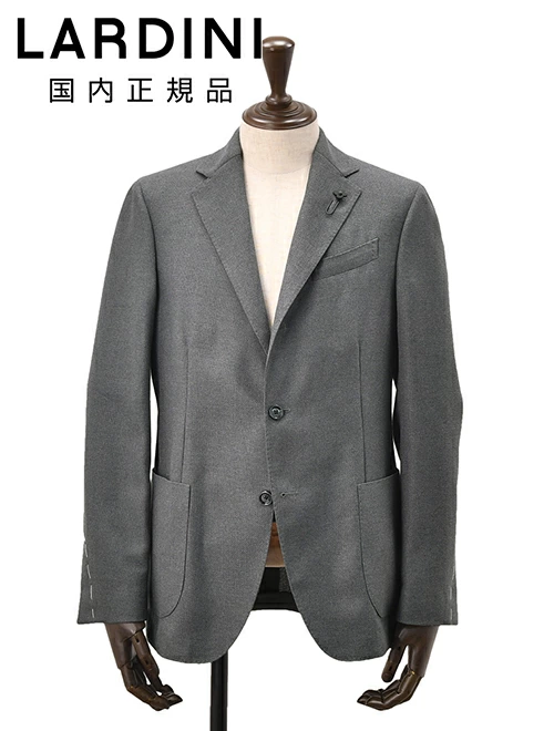 軽やかな着心地とスマートなシルエットが美しいLARDINI / ラルディーニ のウールホップサックジャケット