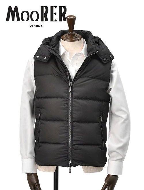 MooRER ムーレーダウンベストの着回し方